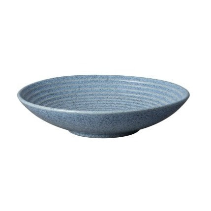 Denby Studio Blue Flint Medium Ridged Bowl