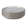 Denby Studio Grey Small Coupe Plate 18cm - Set of 4