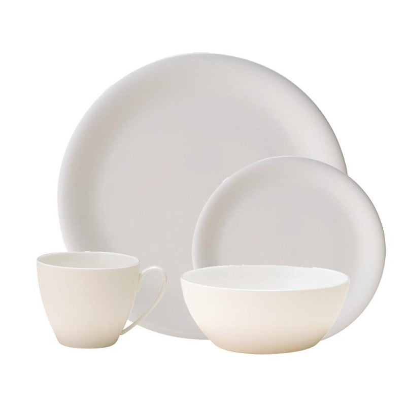 Denby White China 16 piece Dinner Set