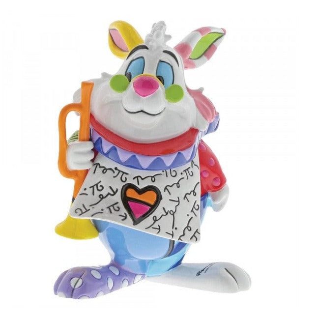 Disney by Romero Britto White Rabbit Mini Figurine: 6001310