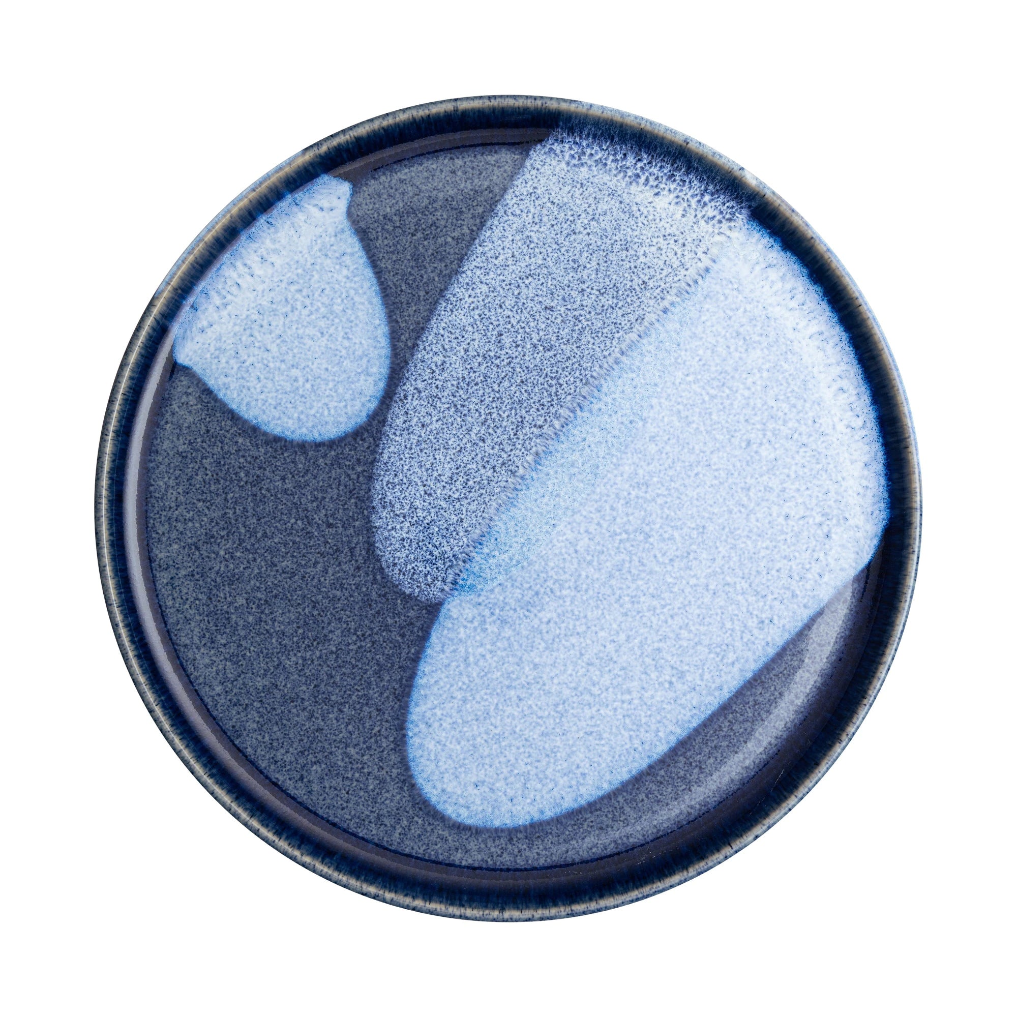 Denby Studio Blue Accent Round Platter - Last Chance to Buy