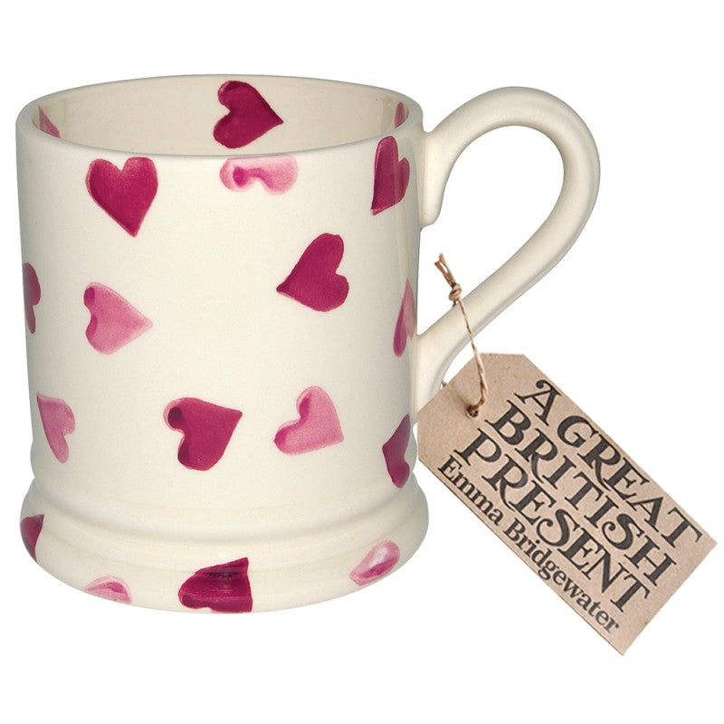 Emma Bridgewater Pink Hearts 1/2 Pint Mug