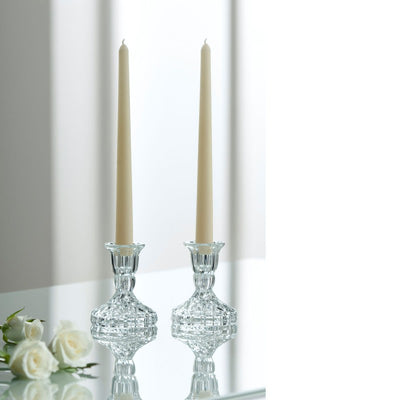 Galway Crystal Ashford Candlestick Pair