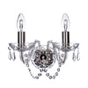 Galway Crystal Cashel 2 Arm Wall Sconce (UK FITTINGS)