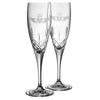 Galway Crystal Claddagh Flute Champagne Pair