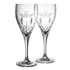 Galway Crystal Claddagh White Wine Pair