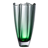 Galway Crystal Emerald Dune 10 Inch Square Vase