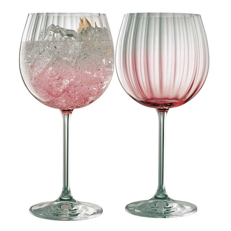 Galway Crystal Erne Blush Gin and Tonic Pair