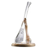 Galway Crystal Hurley & Sliothar Trophy on Ash Base - Engraved: GM1173E