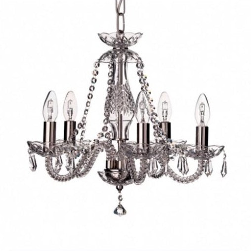 Galway Crystal Leenane 5 Arm Chandelier (US/CANADA FITTINGS)