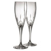 Galway Crystal Longford Flute Champagne Pair