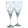 Galway Crystal Trinity Knot White Wine Pair