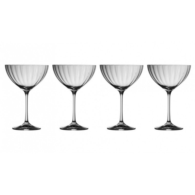 Galway Living Erne Saucer Champagne set of 4