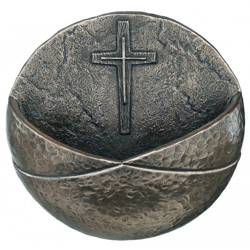 Genesis Bronze - Christian Water Font: RR004