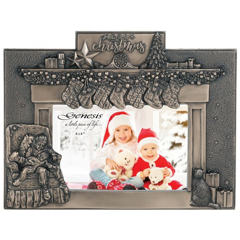 Genesis Bronze - Christmas Fireplace Frame RR032