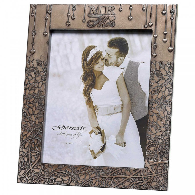 Genesis Bronze Mr & Mrs Wedding Frame: NN034