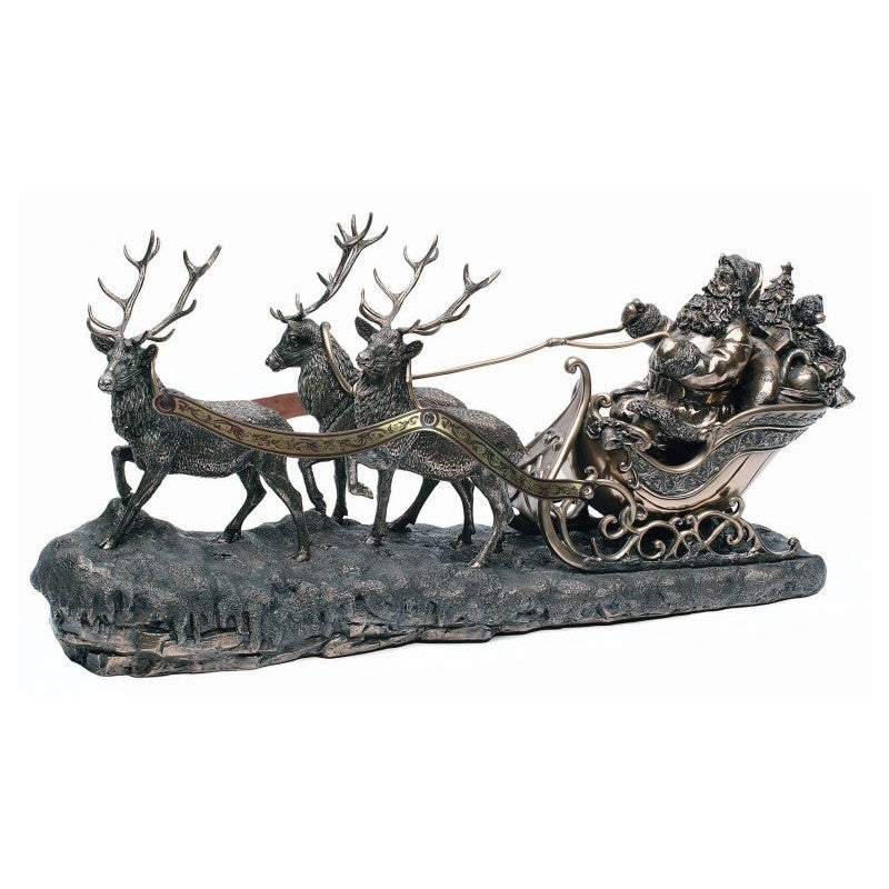 Genesis Bronze - Santa on Sleigh: HH014