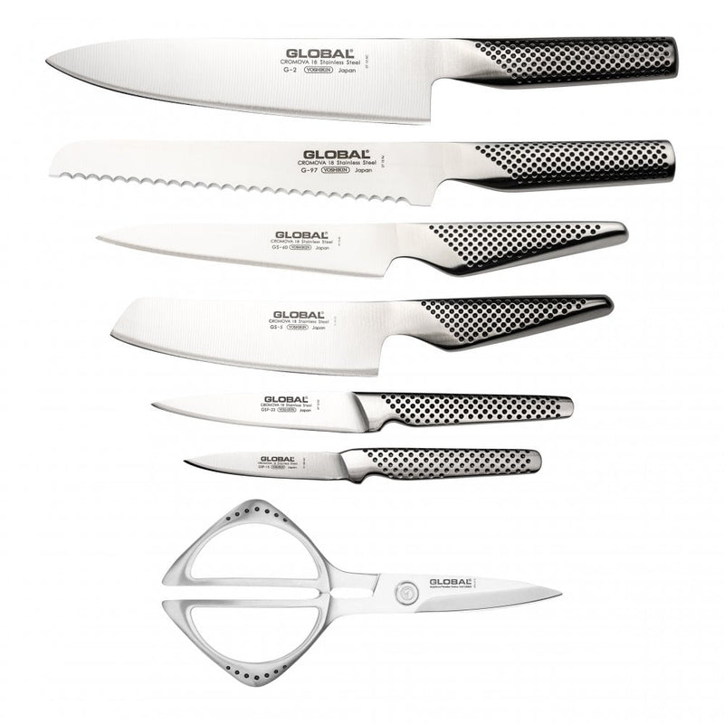 Global Takashi 8 piece Knife Block Set G 79668B