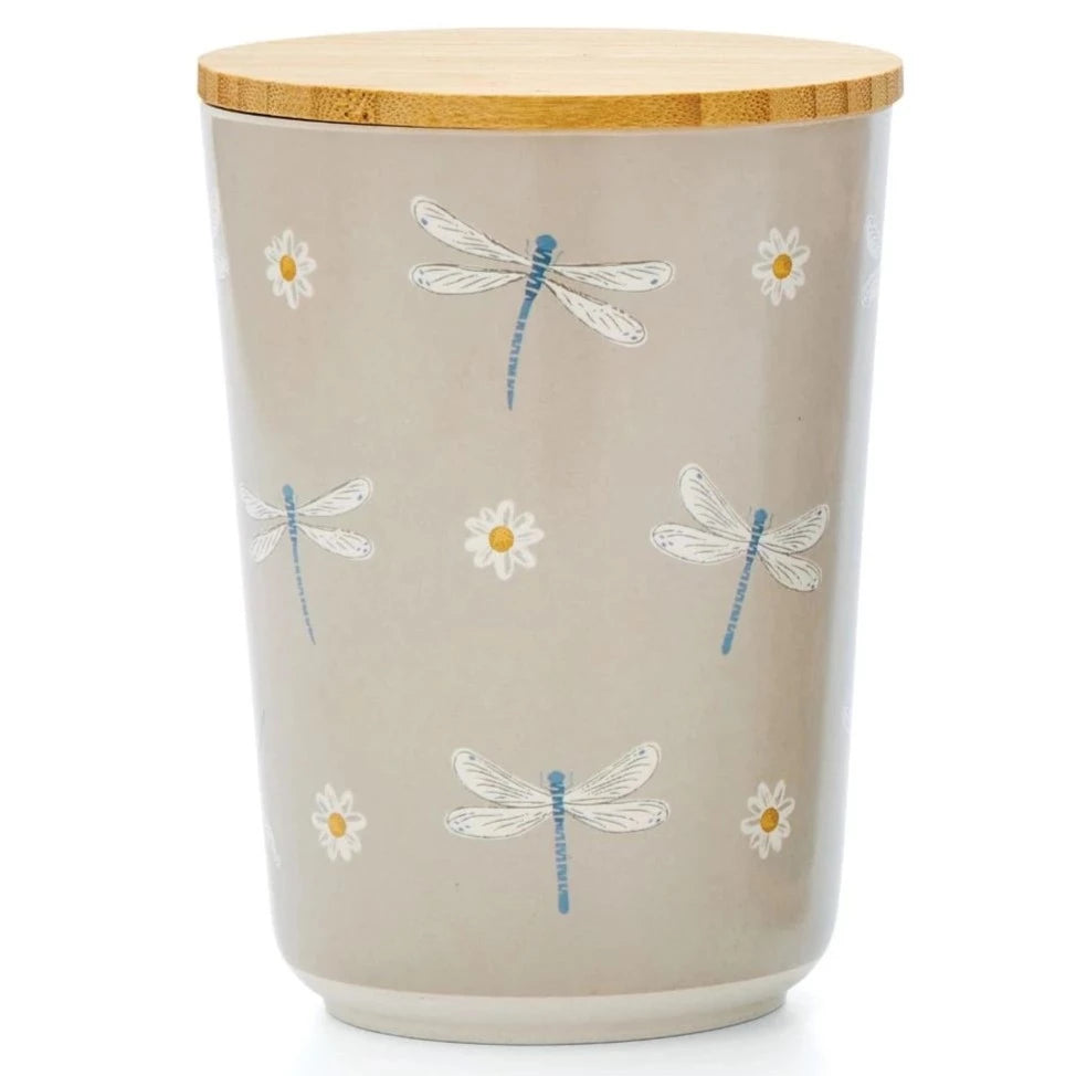 Cooksmart - English Meadow Bamboo Canister - Natural