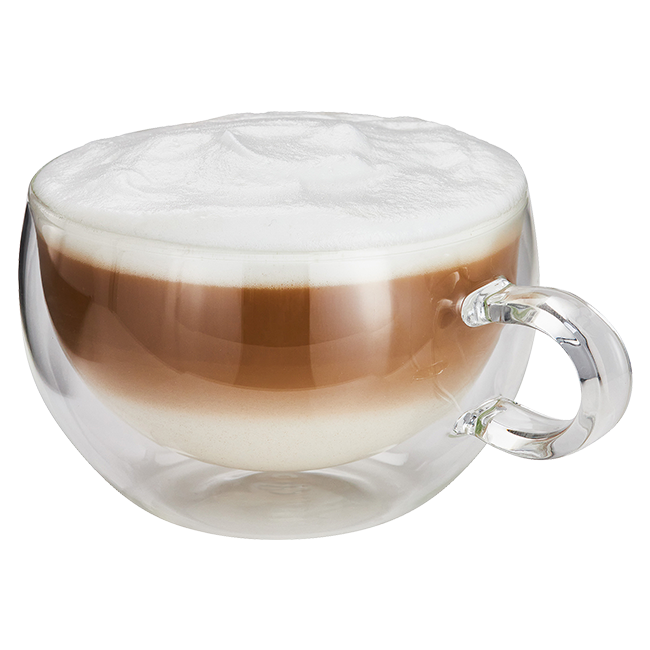 Judge Duo Form 2 Piece Latte Glass Set, 325ml: JDG64