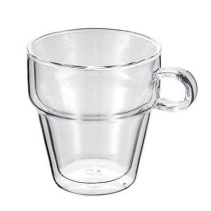 Judge Double Walled Glassware 2 Piece Coffee Mug Set, 200ml:  JDG32