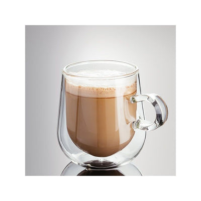 Double Walled Glassware 2 Piece Latte Glass Set, 275ml: JDG35