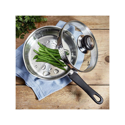 Judge Vista 18cm Draining Saucepan 2.1 Litre: J306