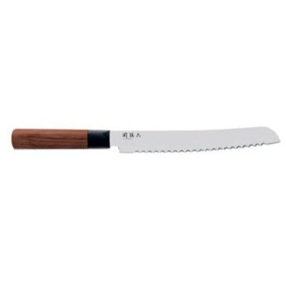 Kai Seki Magoroku Redwood Bread Knife 22.5cm: MGR-0225B