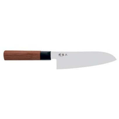 Kai Seki Magoroku Redwood Santoku Knife 17cm: MGR-0170S