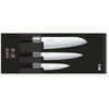 Kai Wasabi Black 3 Piece Knife Set: 67S-300