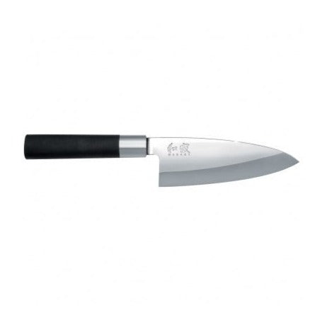 Kai Wasabi Black Deba Knife 15cm: 6715D