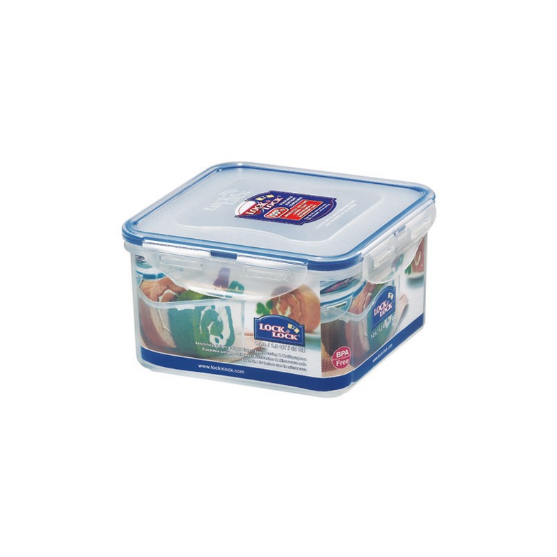 Lock and Lock Airtight Container Square 1.2 litre HPL822D