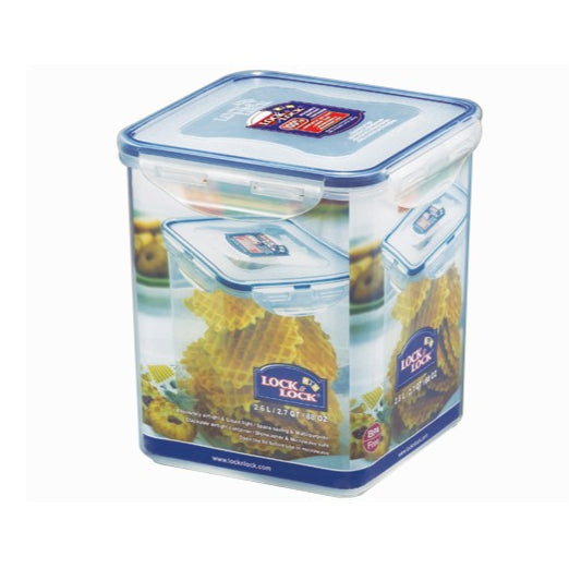 Lock and Lock Airtight Container Square Tall 2.6 litre HPL822B