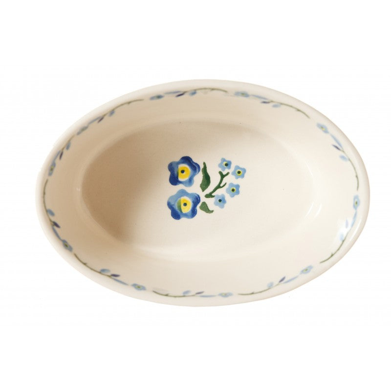 Nicholas Mosse - Forget Me Not - Small Individual Oval Pie Dish