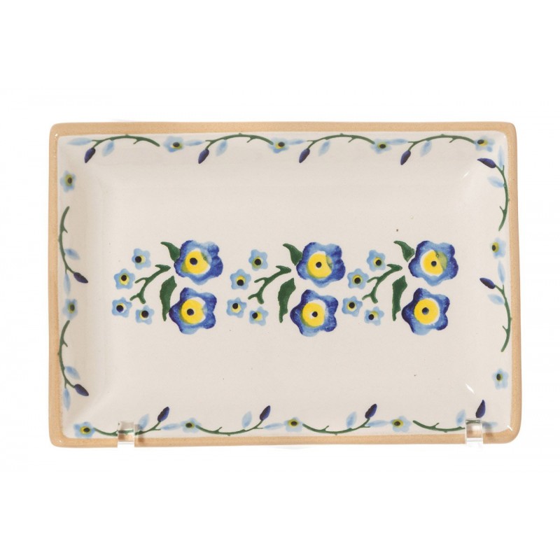Nicholas Mosse - Forget Me Not - Small Rectangular Plate