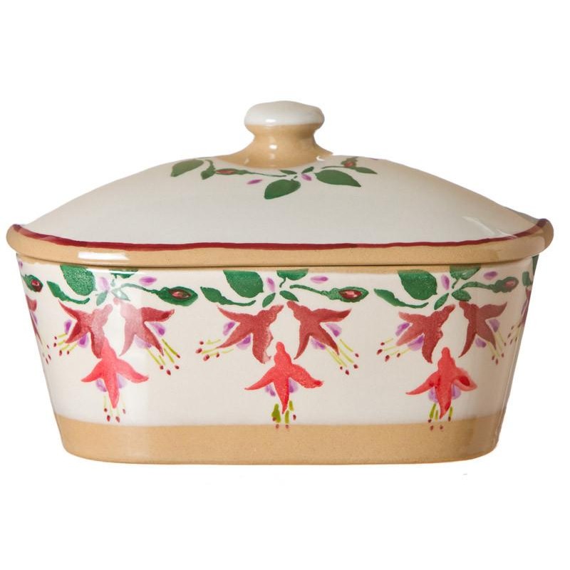 Nicholas Mosse Fuchsia - Covered Butterdish