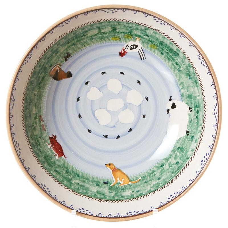 Nicholas Mosse - Landscape Assorted Animals - Fruit Bowl