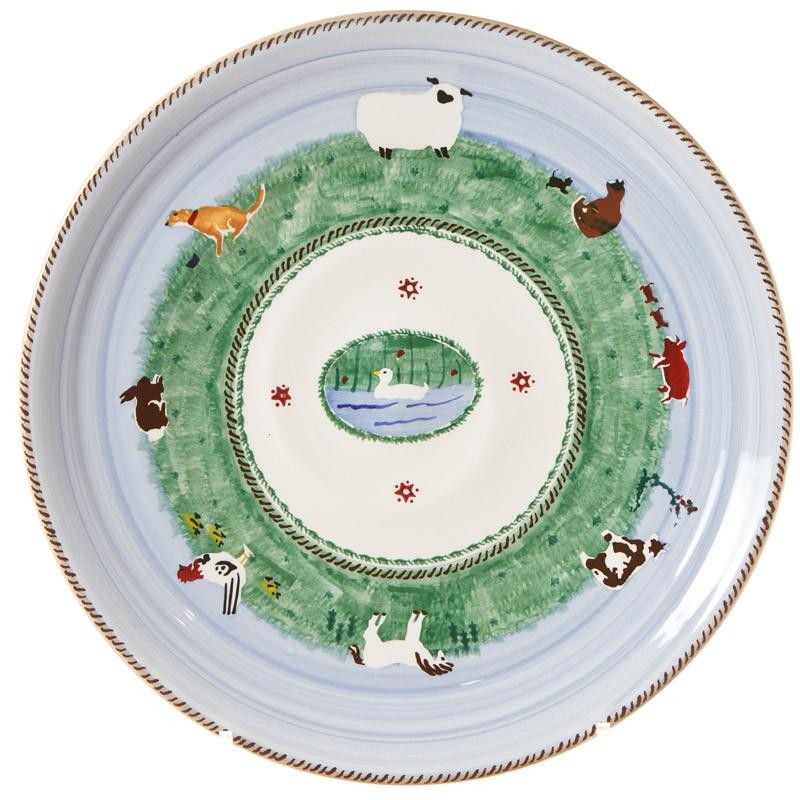 Nicholas Mosse Landscape Assorted Animals - Shallow Dish