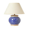 Nicholas Mosse Lawn Dark Blue - 5 Inch Lamp with Shade