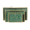 Nicholas Mosse Lawn Green - Nest Of 3 Rectangle Plates