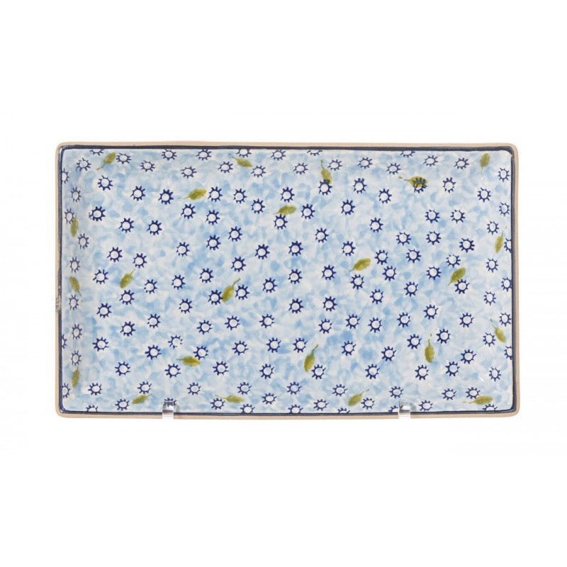 Nicholas Mosse Lawn Light Blue - Medium Rectangle Plate