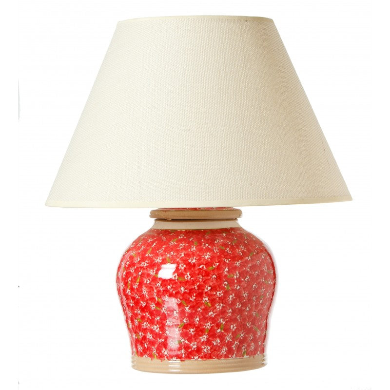 Nicholas Mosse - Lawn Red - 7 Inch Lamp with Shade