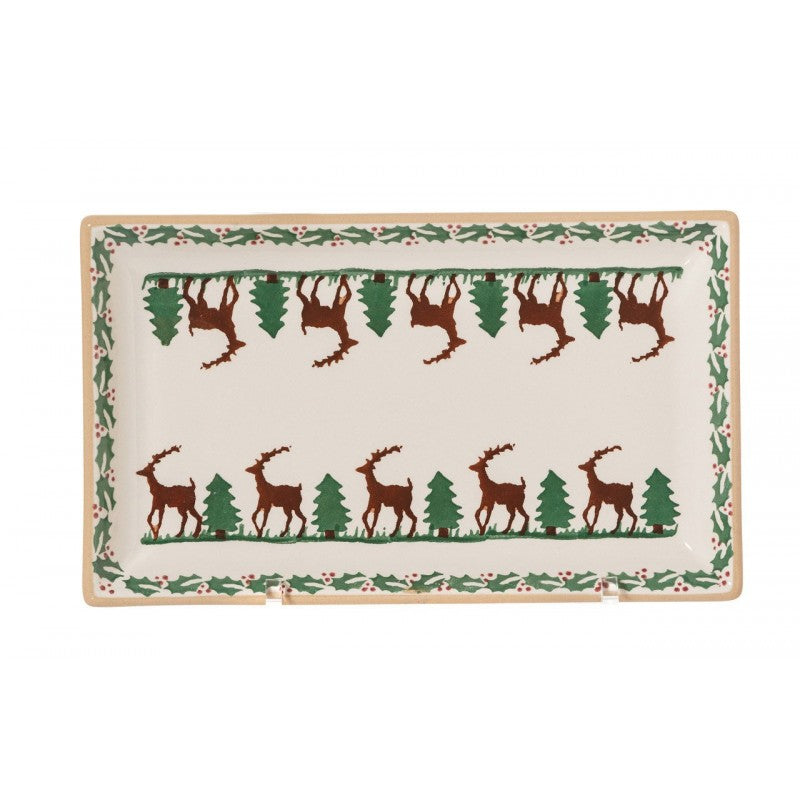 Nicholas Mosse Reindeer - Medium Rectangle Plate
