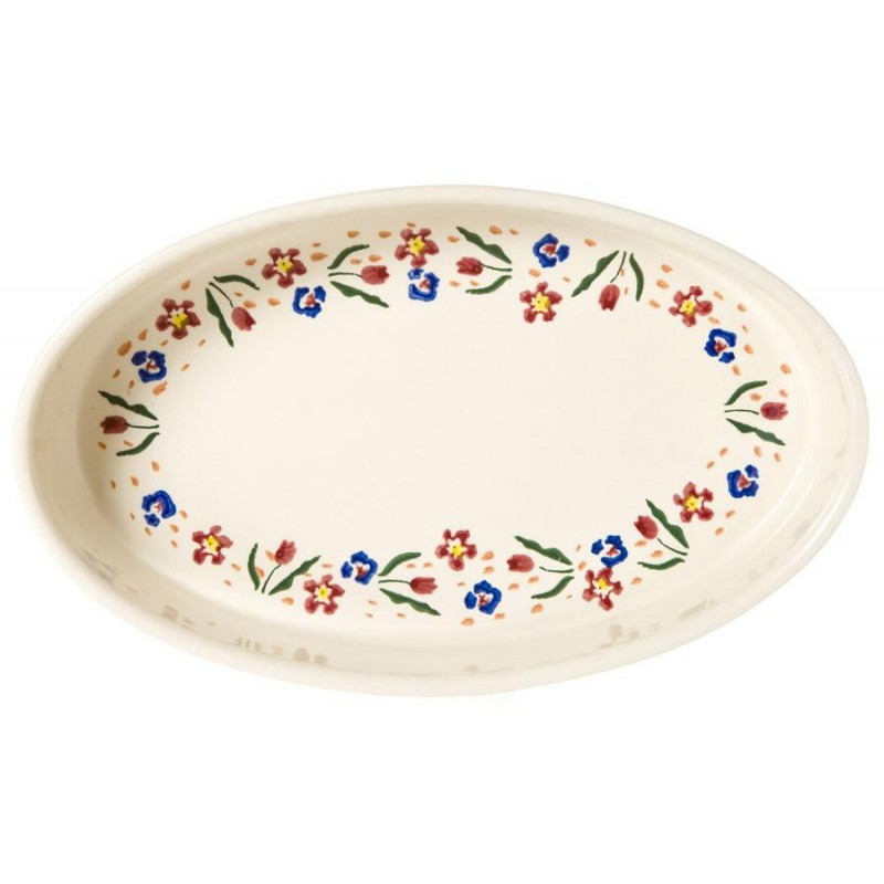 Nicholas Mosse Wild Flower Meadow - Medium Oval Oven Dish