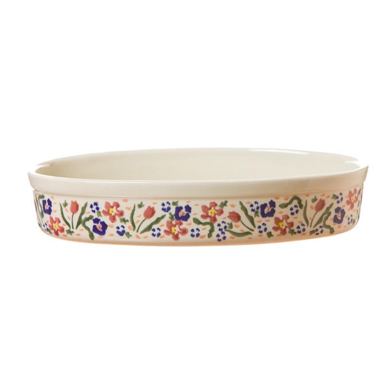 Nicholas Mosse - Wild Flower Meadow - Small Oval Oven Dish