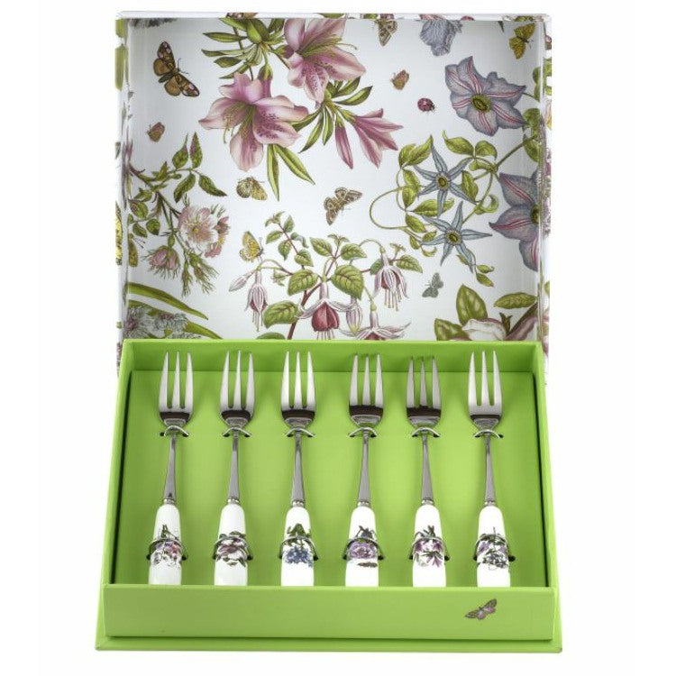 Portmeirion Botanic Garden Pastry Forks set of 6