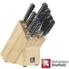 Richardson Sheffield V Sabatier 9 Piece Knife Block Set: R07000K503Z17