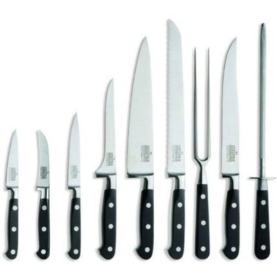 Richardson Sheffield V Sabatier 9 Piece Knife Block Set