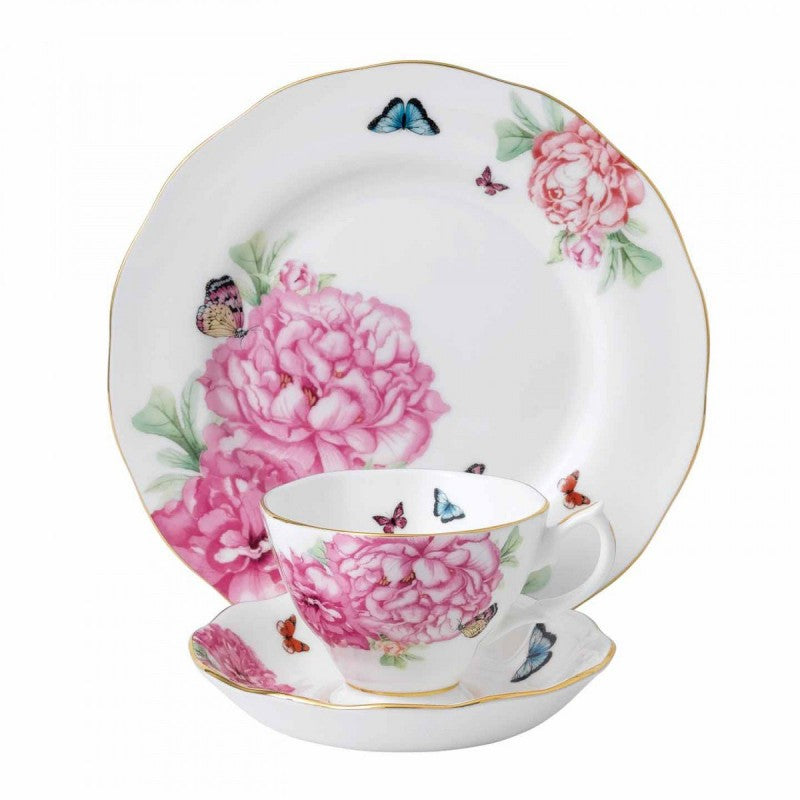 Royal Albert Miranda Kerr Friendship 3 Piece Set Teacup Saucer and Plate