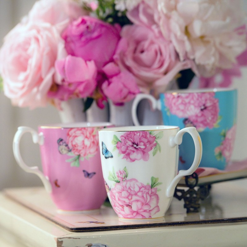 Royal Albert Miranda Kerr Friendship Pink Mug 0.4 litre - Set of 4